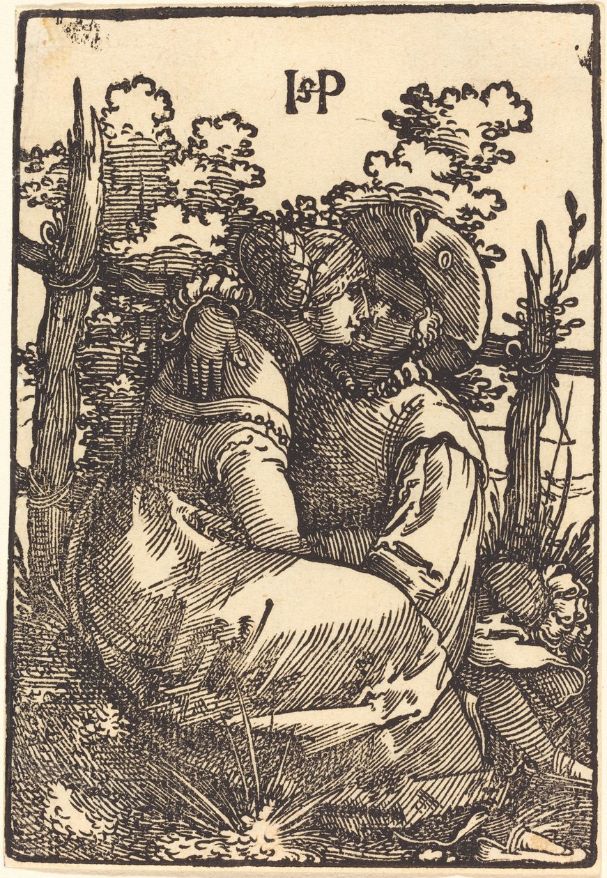 Amantes junto a una Cerca de Sebald Beham