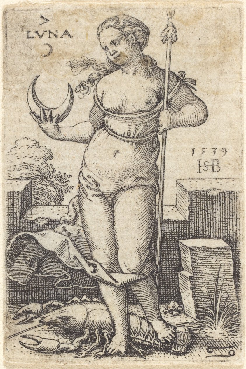 Luna de Sebald Beham