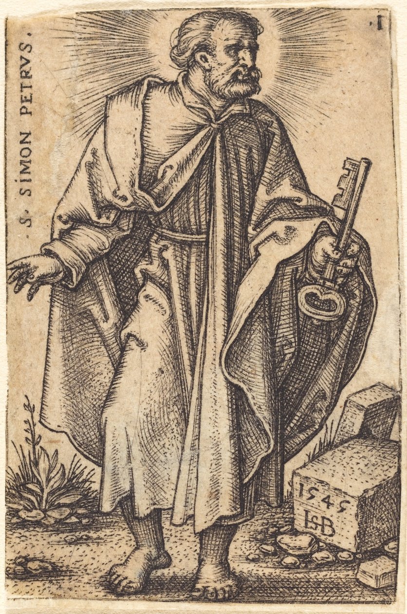 Simón Pedro de Sebald Beham