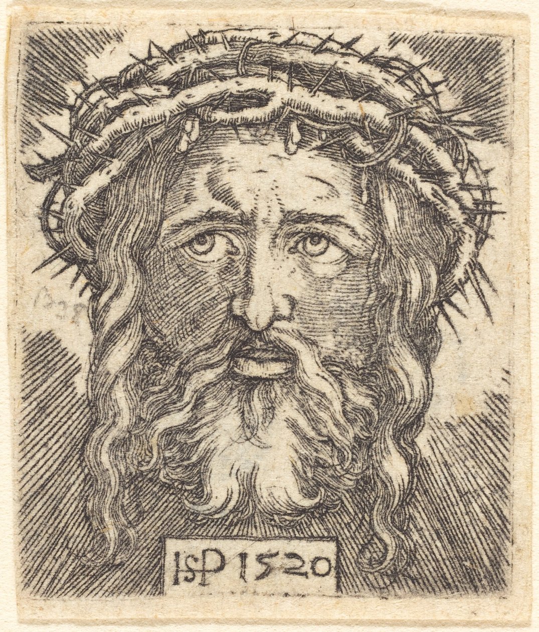 La cabeza de Cristo de Sebald Beham