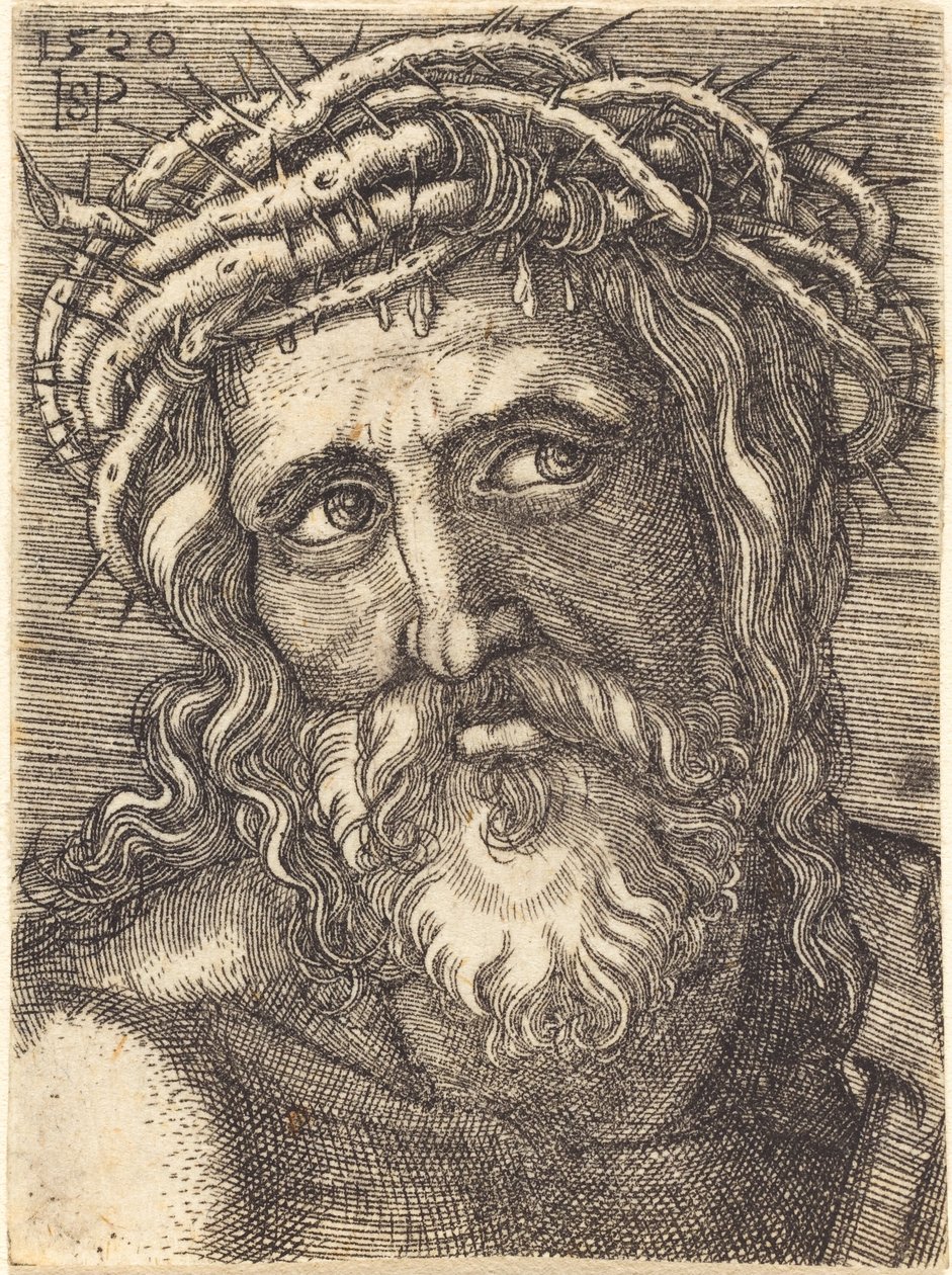 La cabeza de Cristo de Sebald Beham