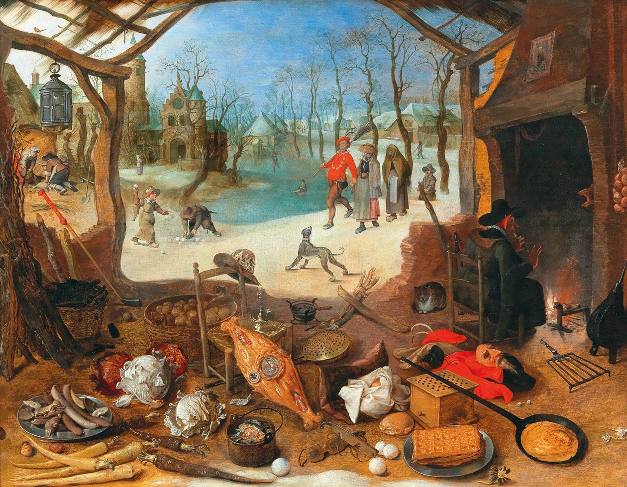 Una alegoría del invierno de Sebastiaen Vrancx