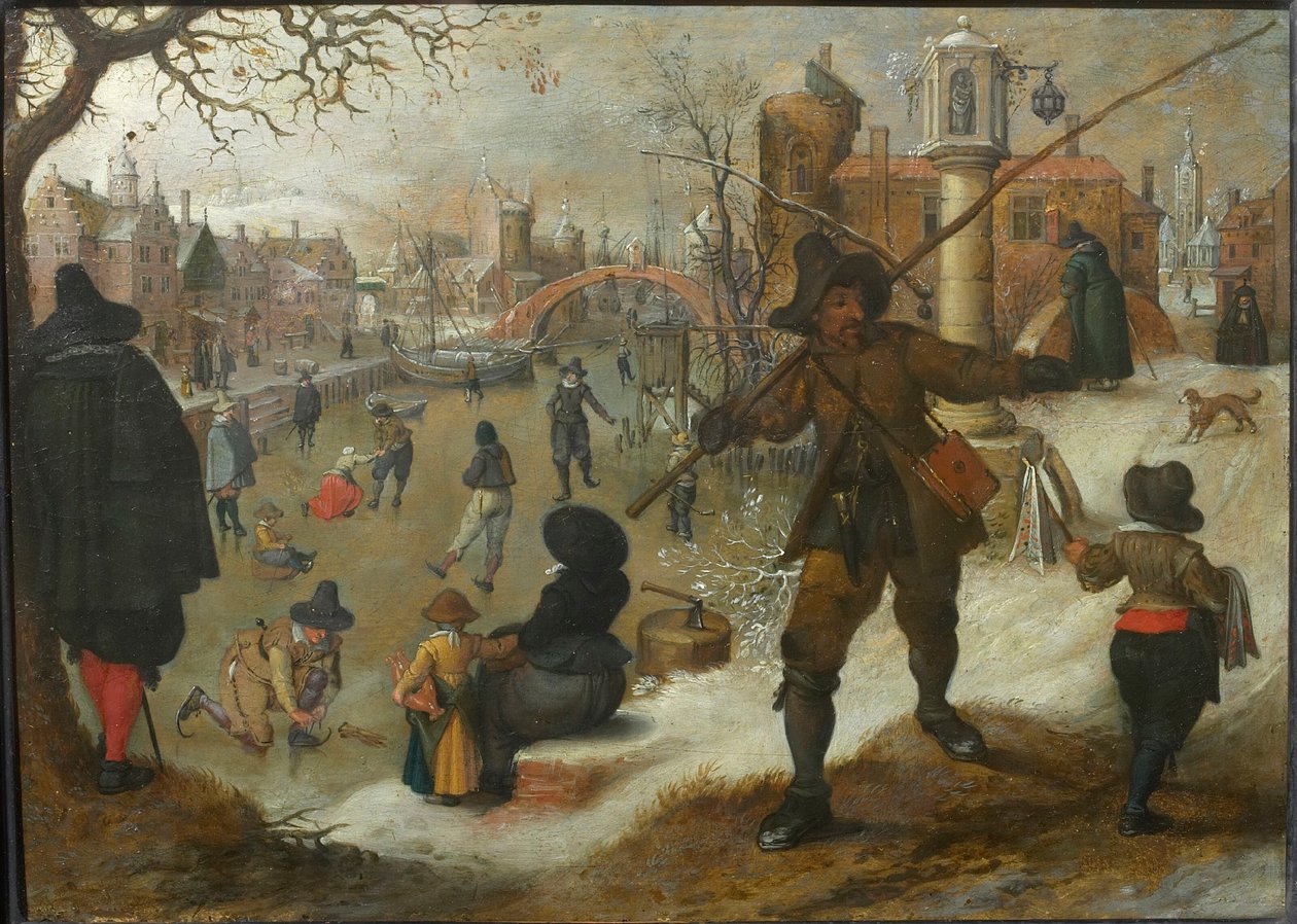 El mes de enero, c. 1618 de Sebastiaen Vrancx