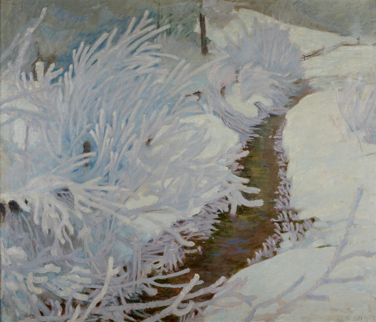 Arroyo en invierno de Sebastian Isepp