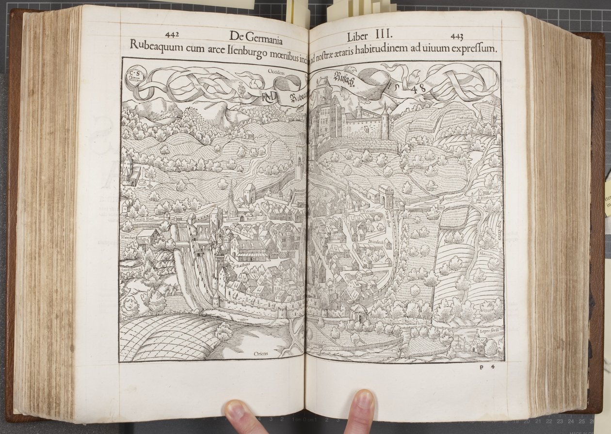Cosmographia, Fols 442-443 de Sebastian Munster