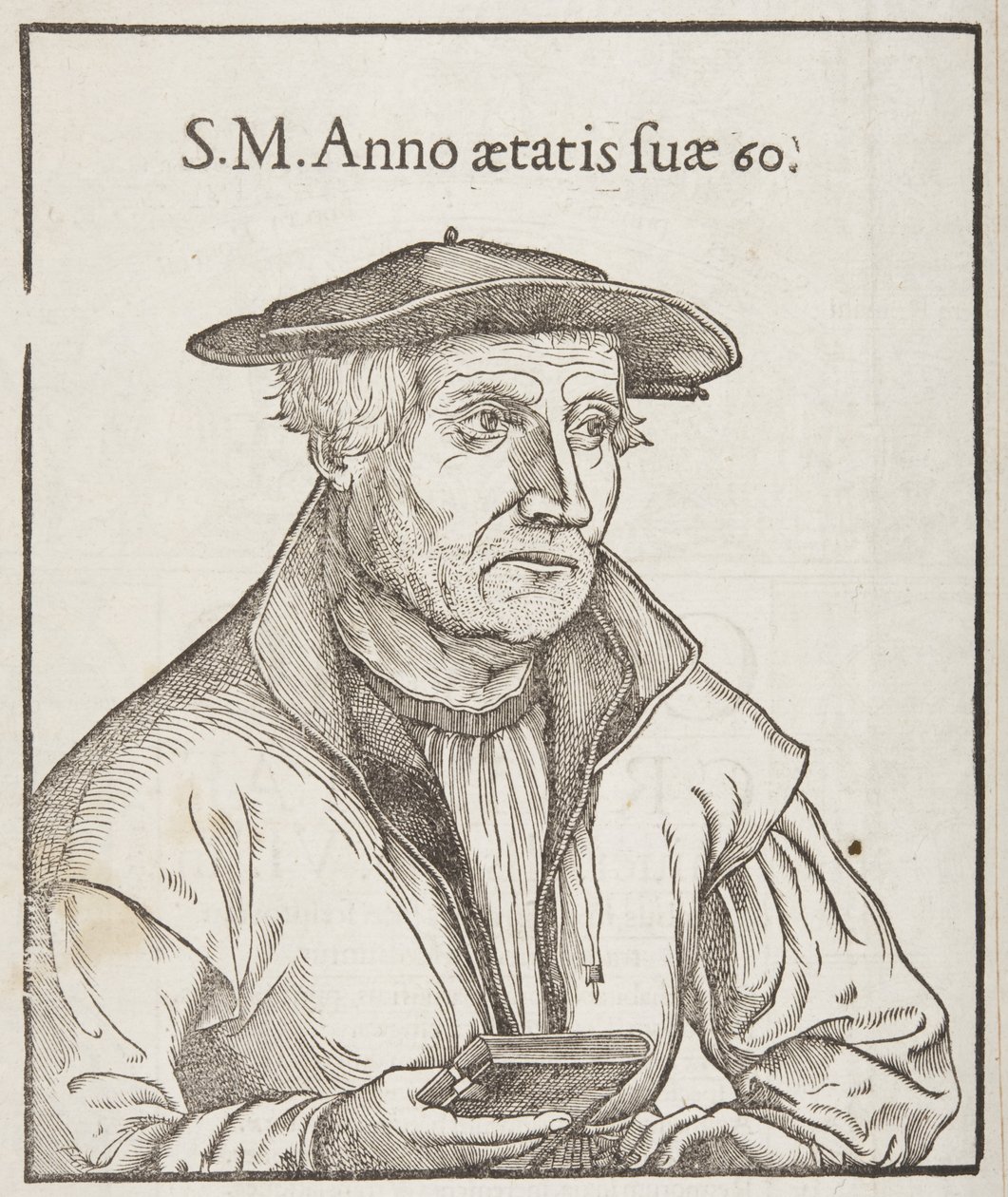 Cosmographia, reverso de la página del título, 1544 de Sebastian Munster