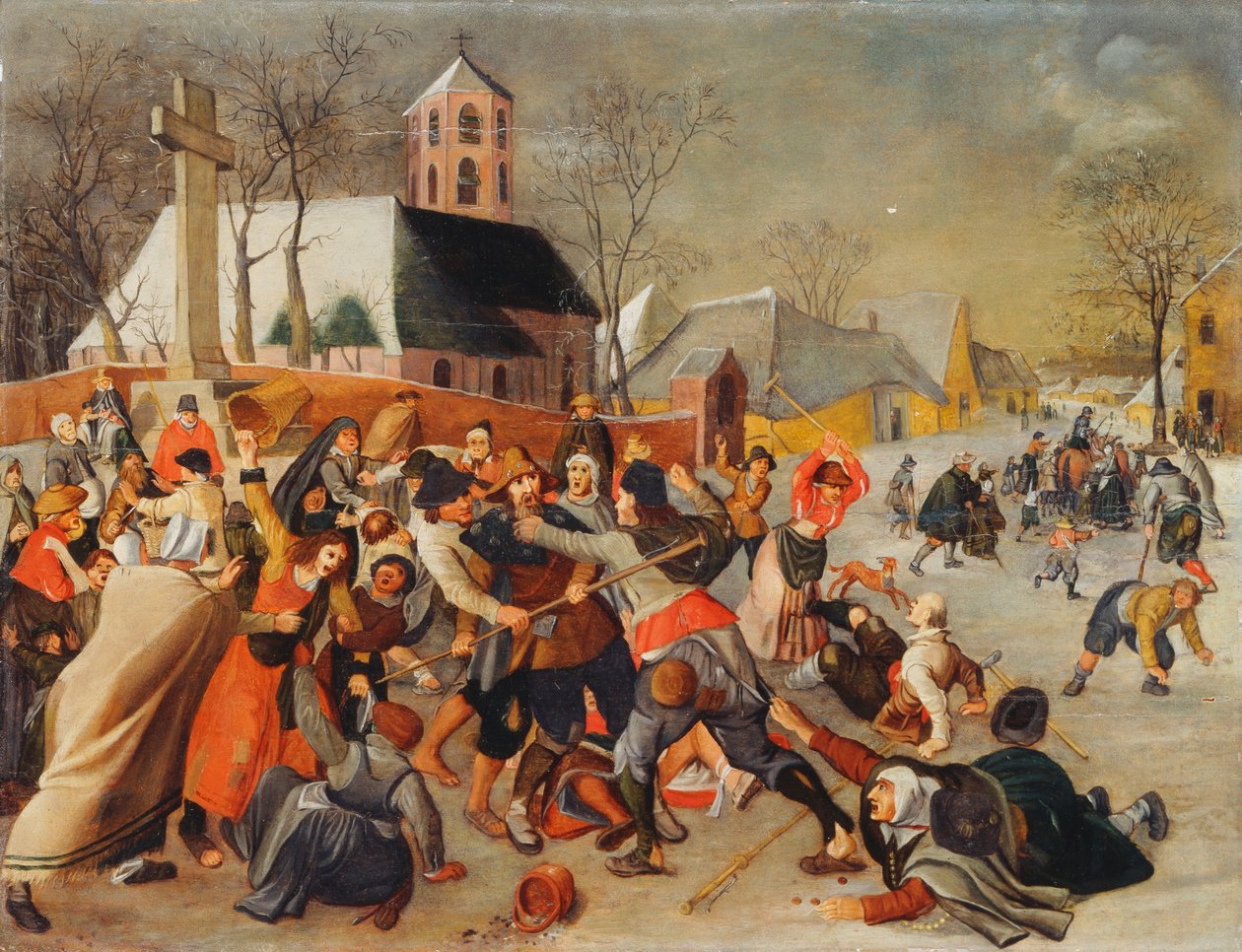 Pelea en el pueblo de Sebastian Vrancx