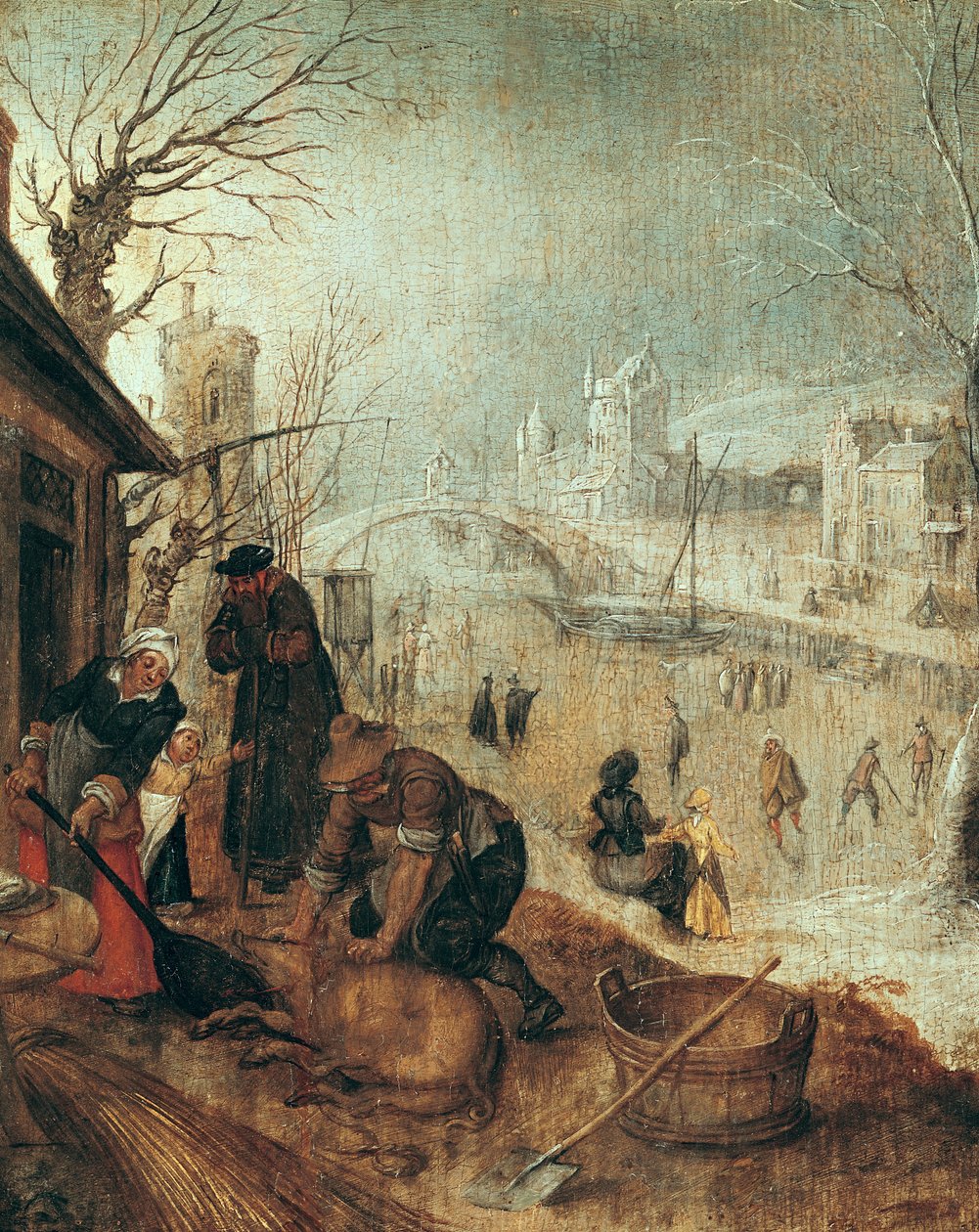 Escena de invierno de Sebastian Vrancx