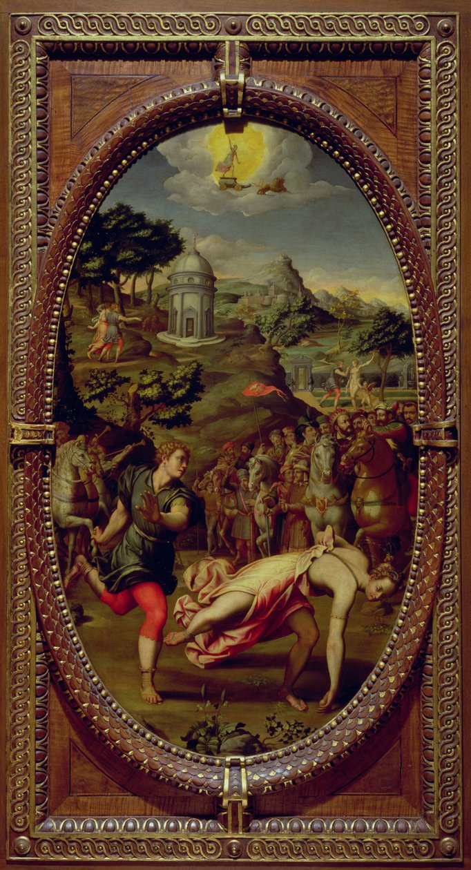 Atalanta y Hipómenes, 1572 de Sebastiano Marsili