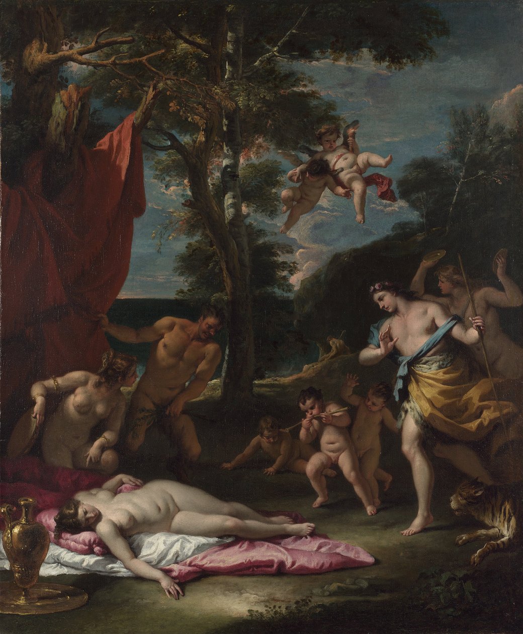 Baco y Ariadna, c1700 de Sebastiano Ricci