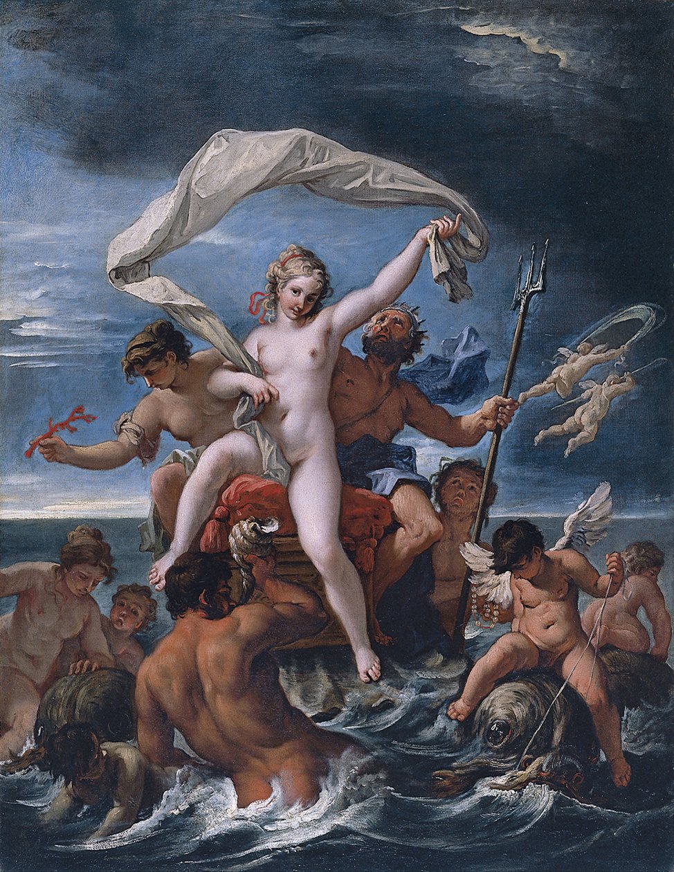 Neptuno y Anfitrite de Sebastiano Ricci