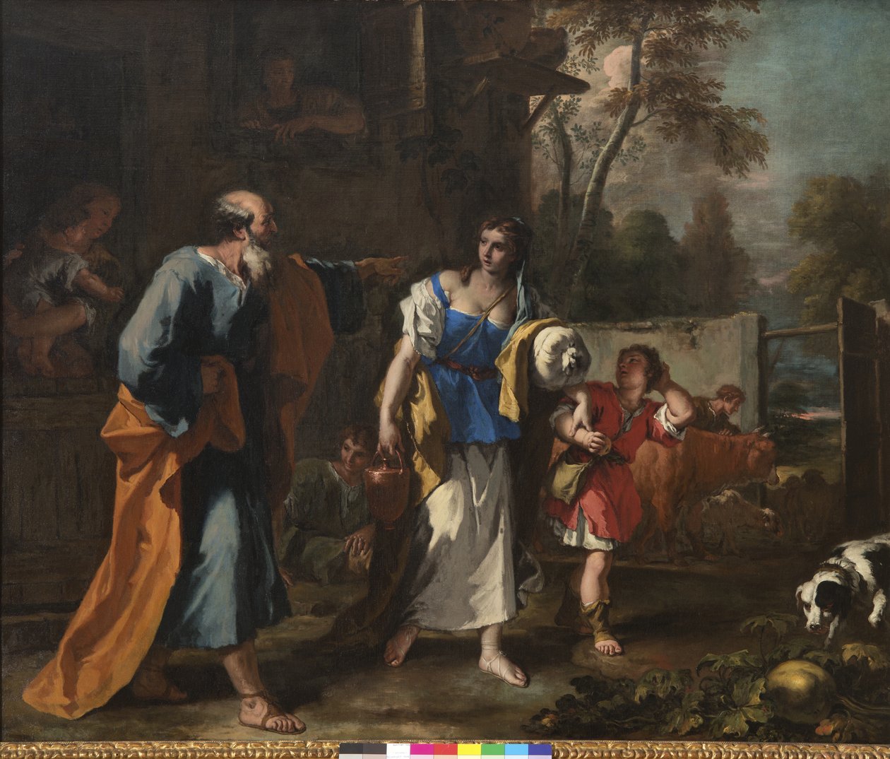 Repudio de Agar, c.1724 de Sebastiano Ricci