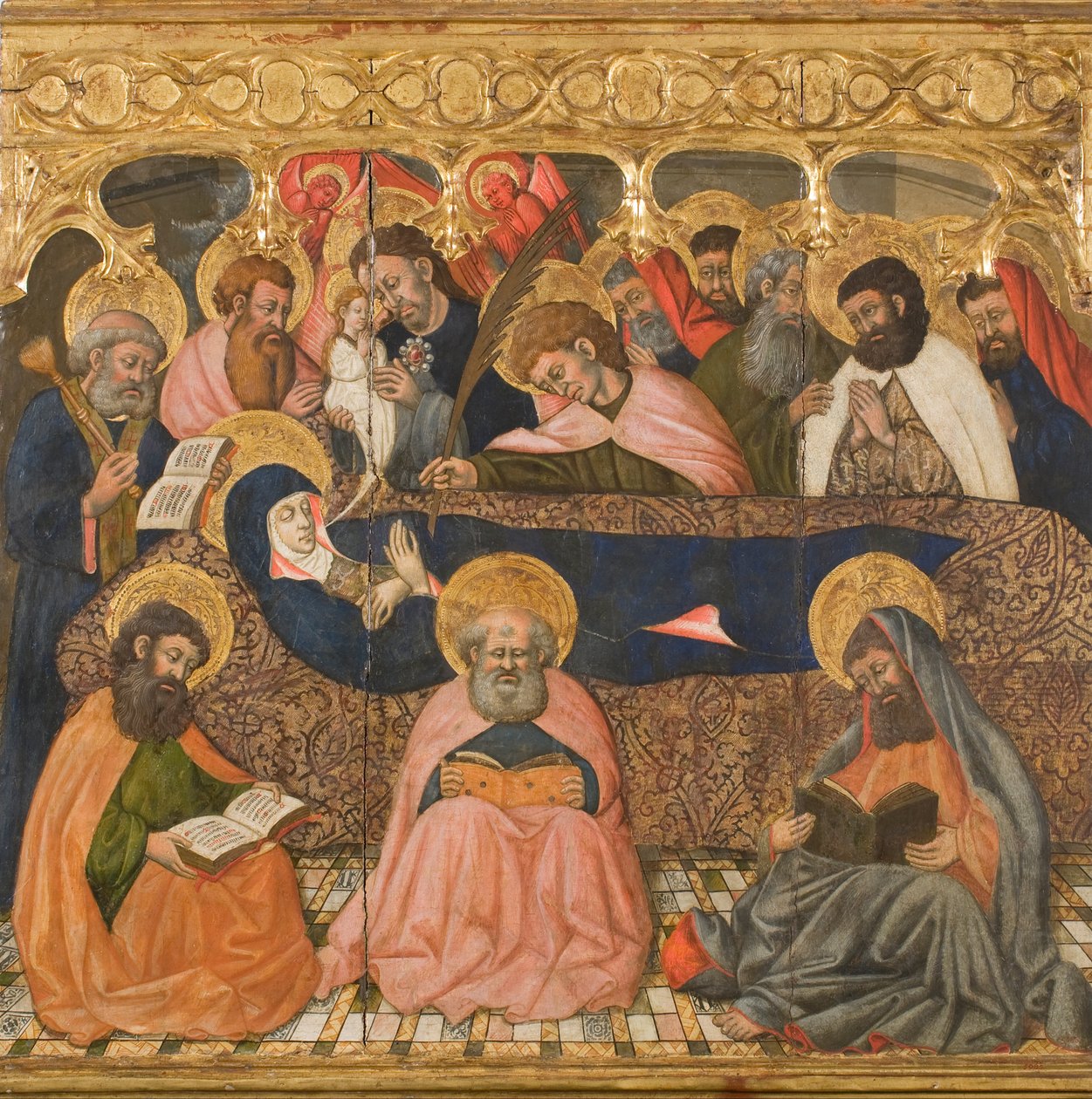 Dormición de la Virgen de Second Master of Estopiñán
