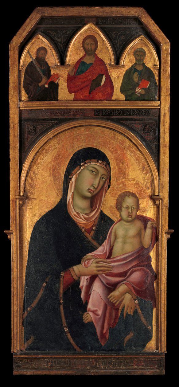 Madonna y Niño, ca. 1320 de Segna di Buonaventura
