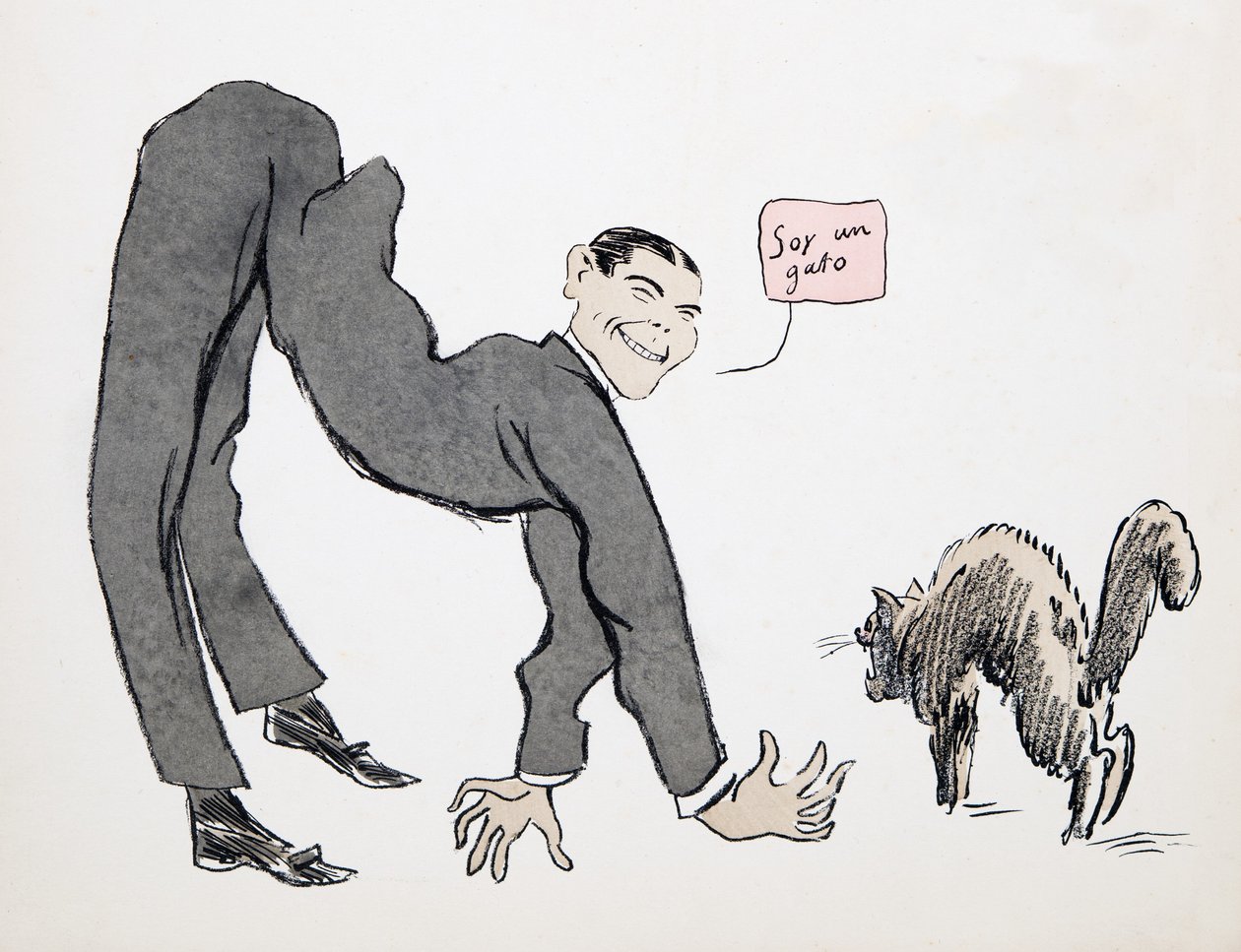 Soy un gato, de White Bottoms, pub. 1927 de Sem