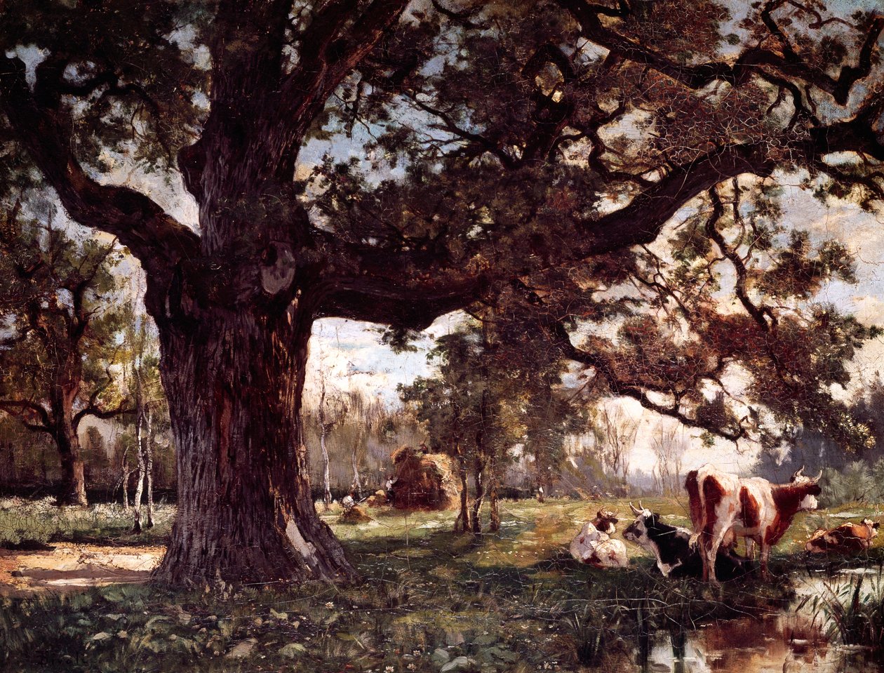 Paisaje, de Serafino de Tivoli (1826-1892). de Serafino de Tivoli