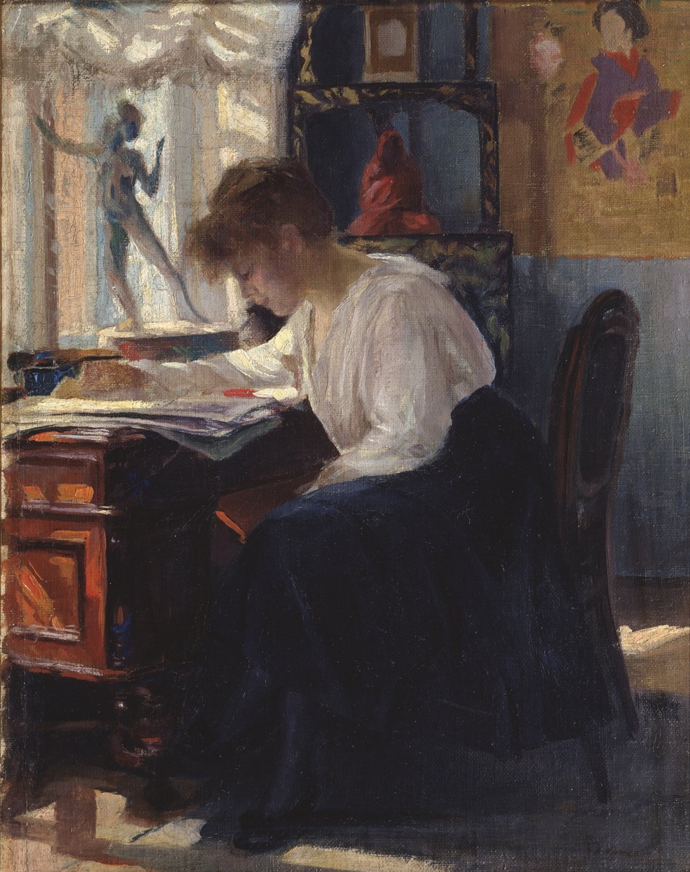En un estudio de Sergei Arsenevich Vinogradov