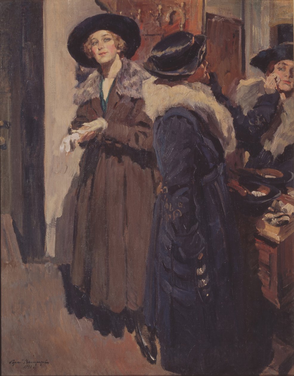 En una antesala de Sergei Arsenevich Vinogradov