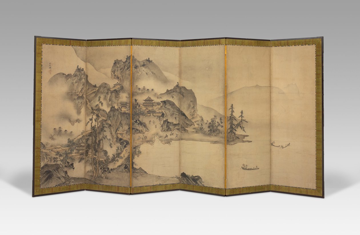 Paisaje de las Cuatro Estaciones de Sesson Shukei