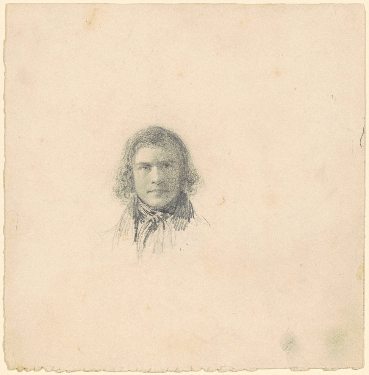 Autorretrato [recto] de Seth Wells Cheney