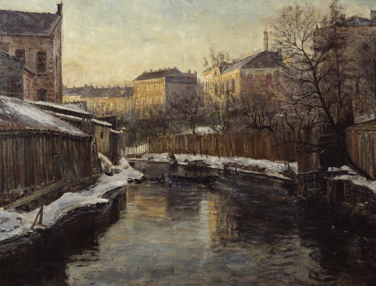 De Akerselva (óleo sobre lienzo) de Severin Grande