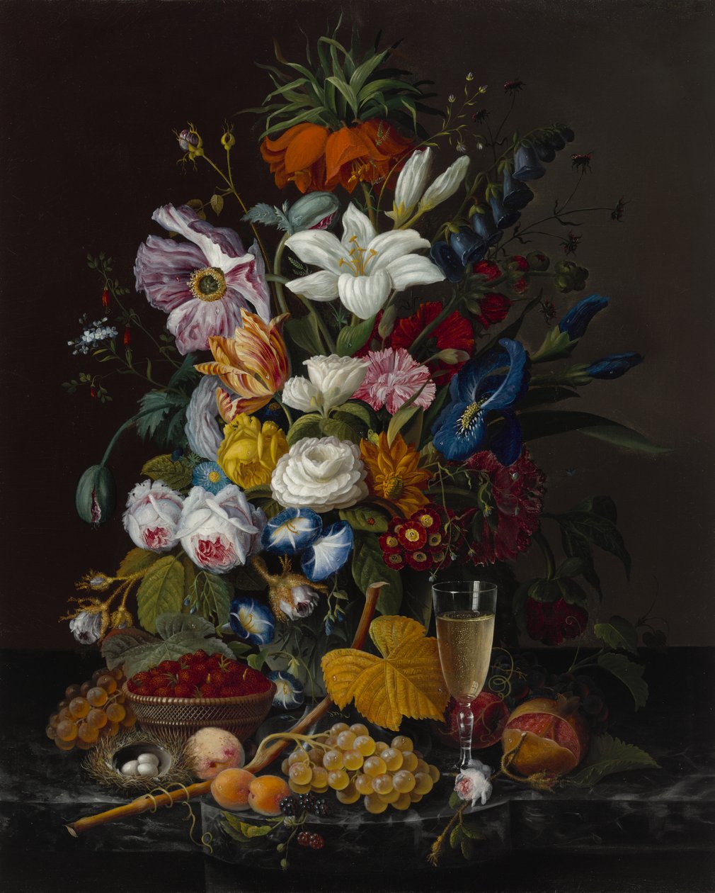 Ramo Victoriano, c.1850-55 de Severin Roesen