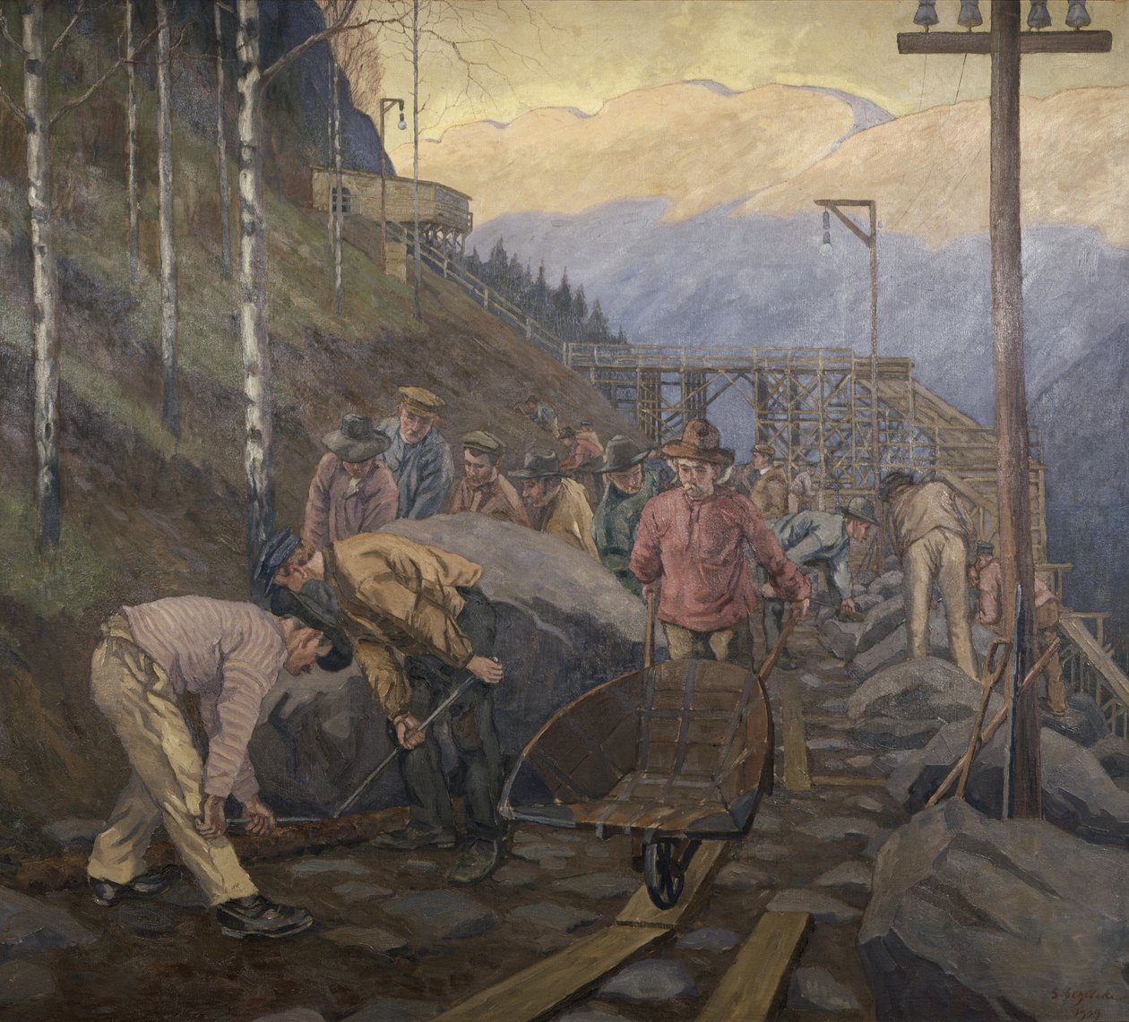 Peón caminero de Severin Segelcke
