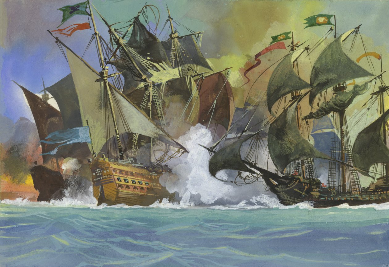 Batalla naval no identificada de Severino Baraldi