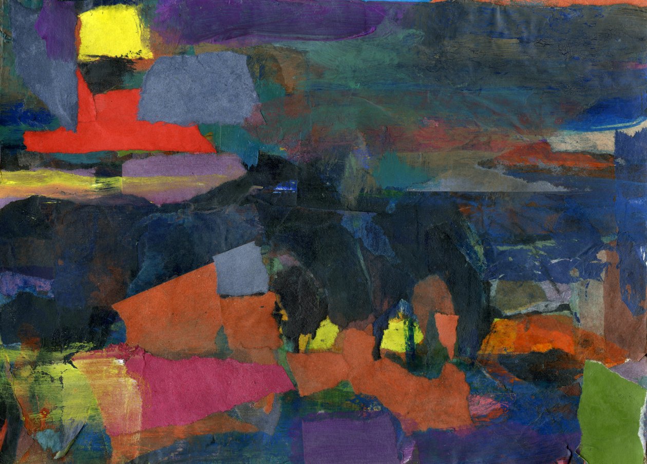 Caballo 1, 2024 (collage) de Shaun Carey