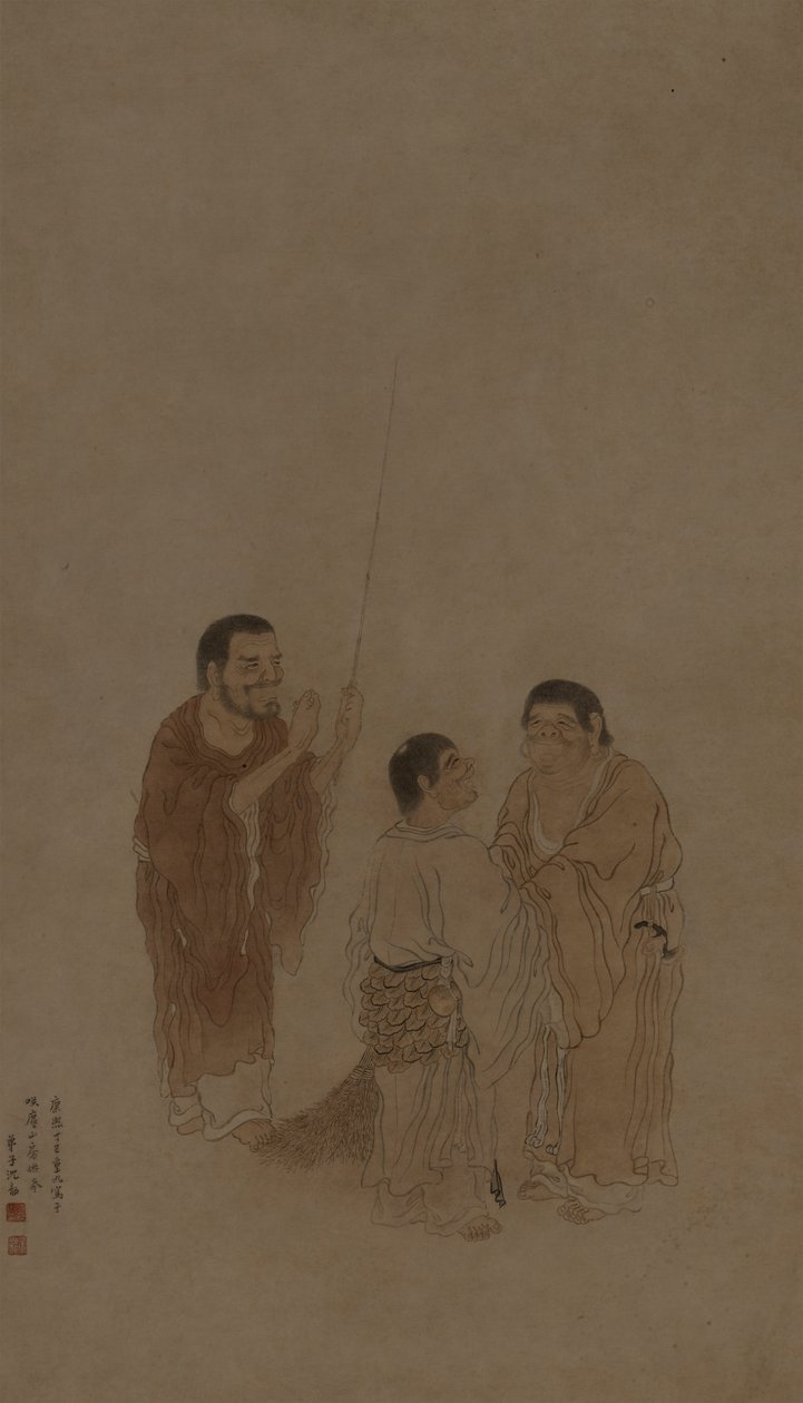 Tres inmortales de Shen Shao