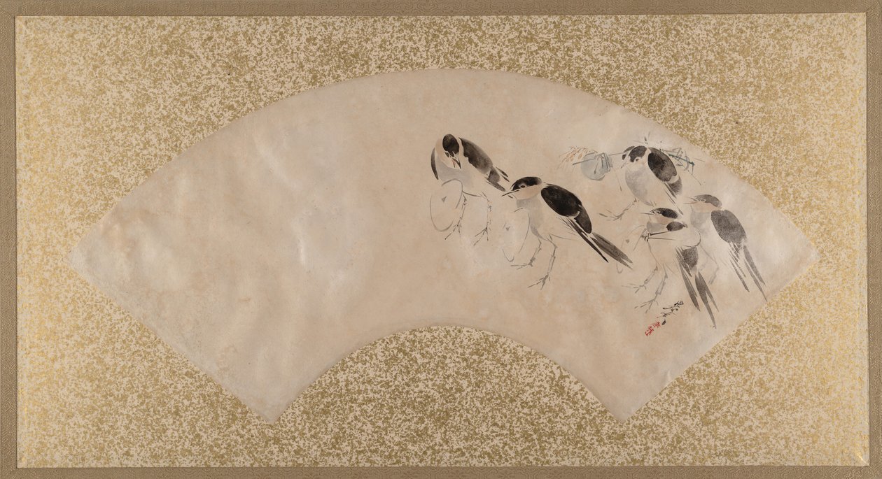 Aves, finales del siglo XIX de Shibata Zeshin