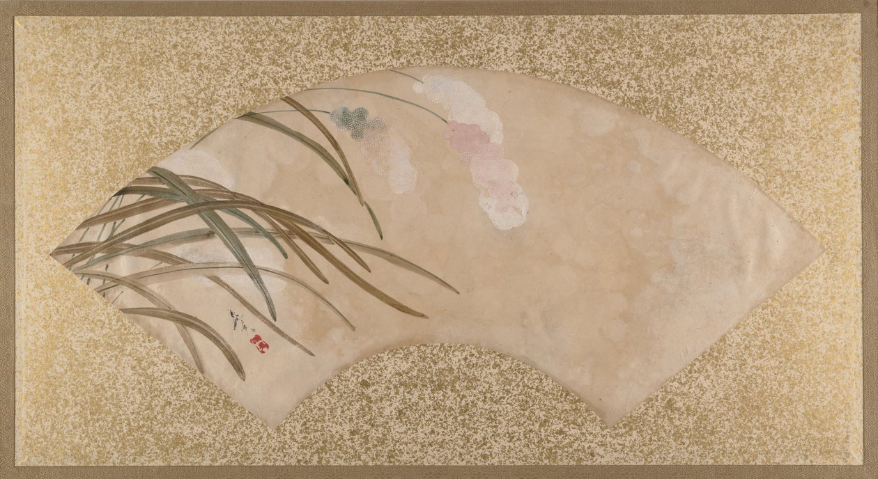 Flores y hojas, finales del siglo XIX de Shibata Zeshin