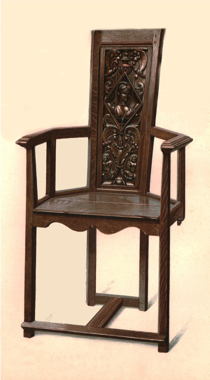 Silla de tejo de Shirley Charles Llewellyn Slocombe