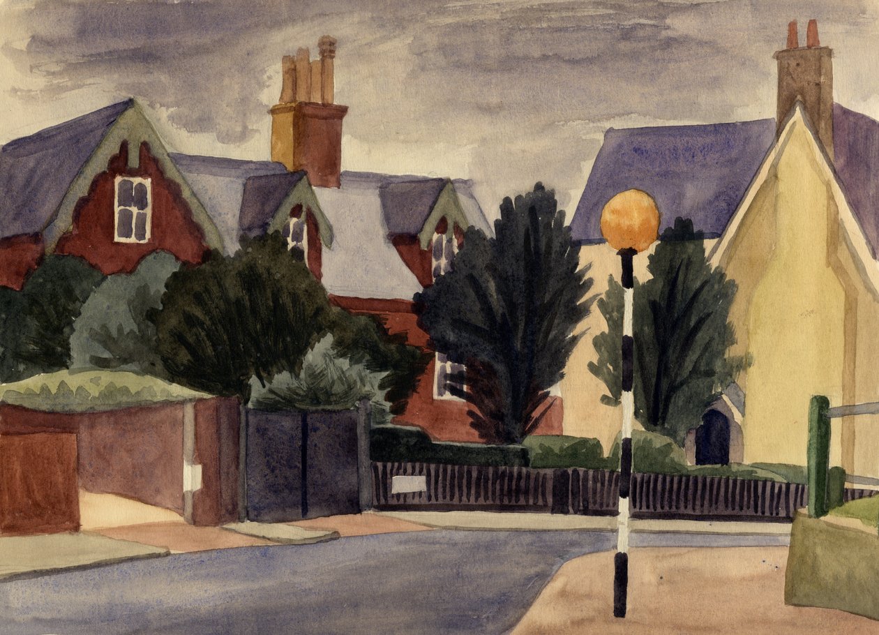 Señal de Belisha, c. 1951 de Shirley Markham