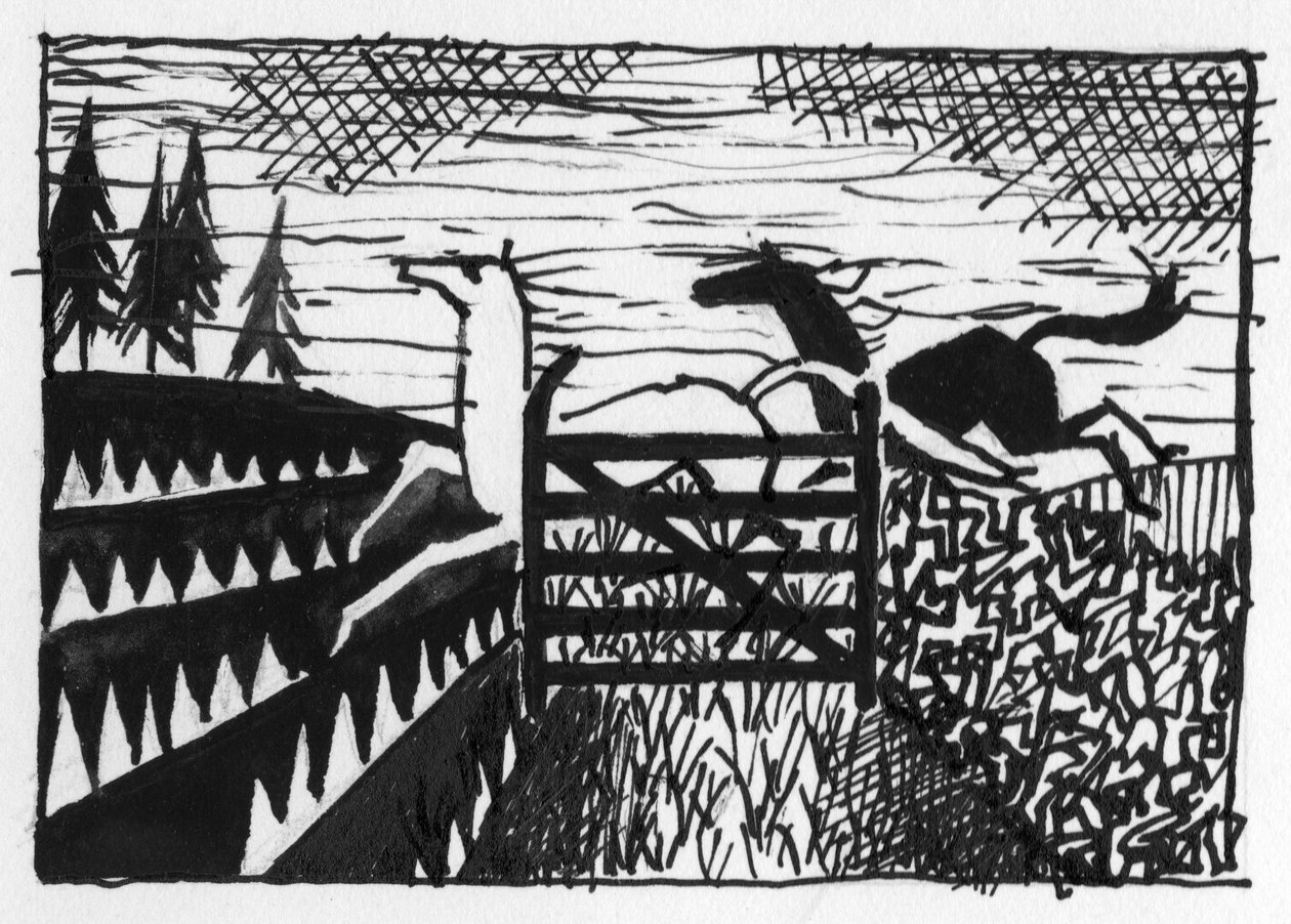 Caballos, 1951 de Shirley Markham