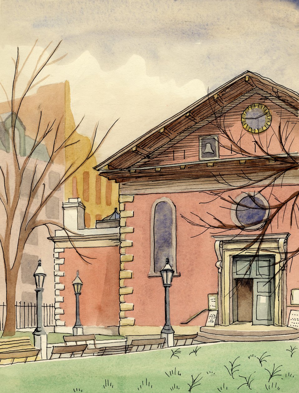 Iglesia de San Pablo, Covent Garden, c1951 de Shirley Markham