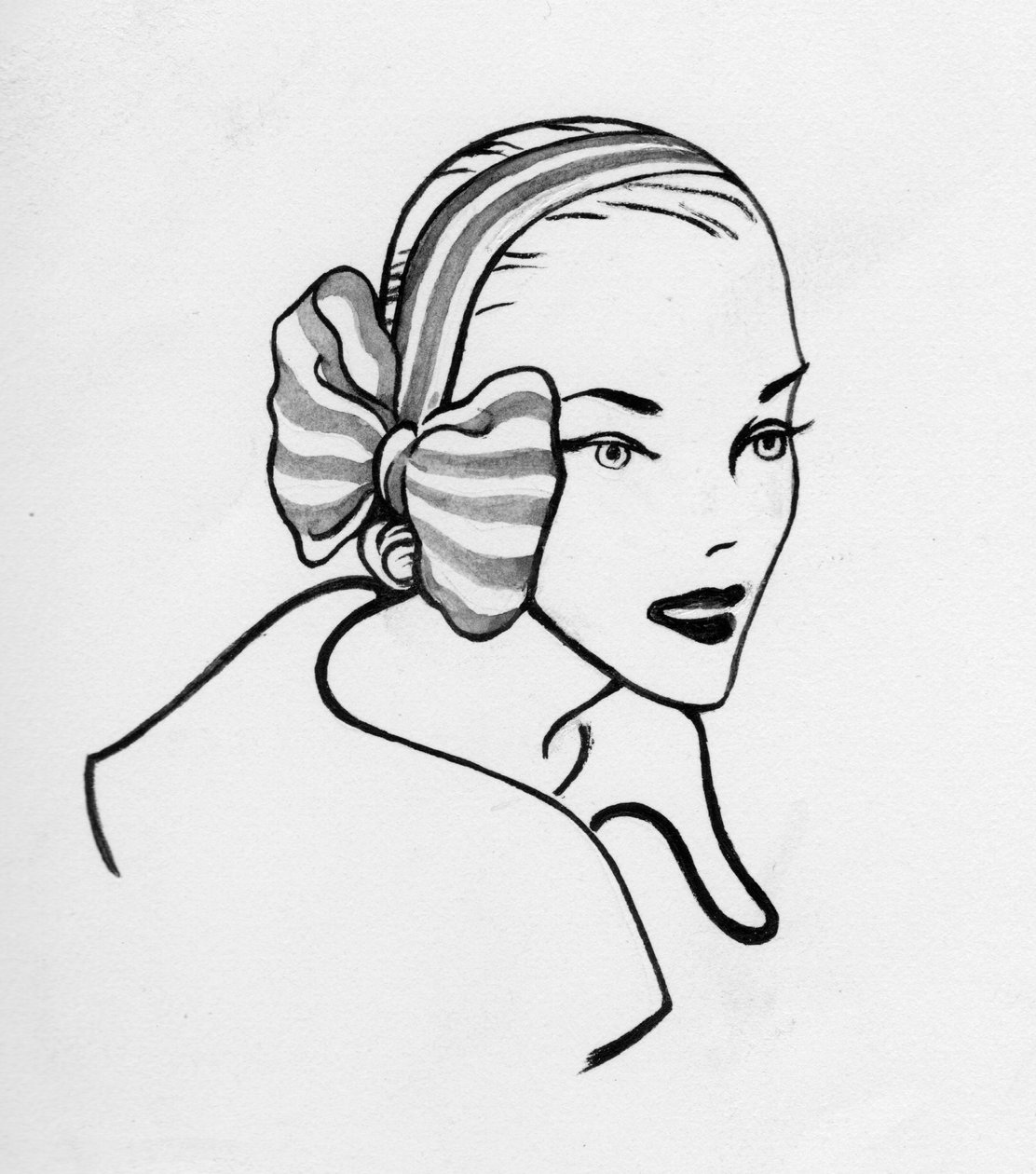 Mujer con arco, c1950 de Shirley Markham