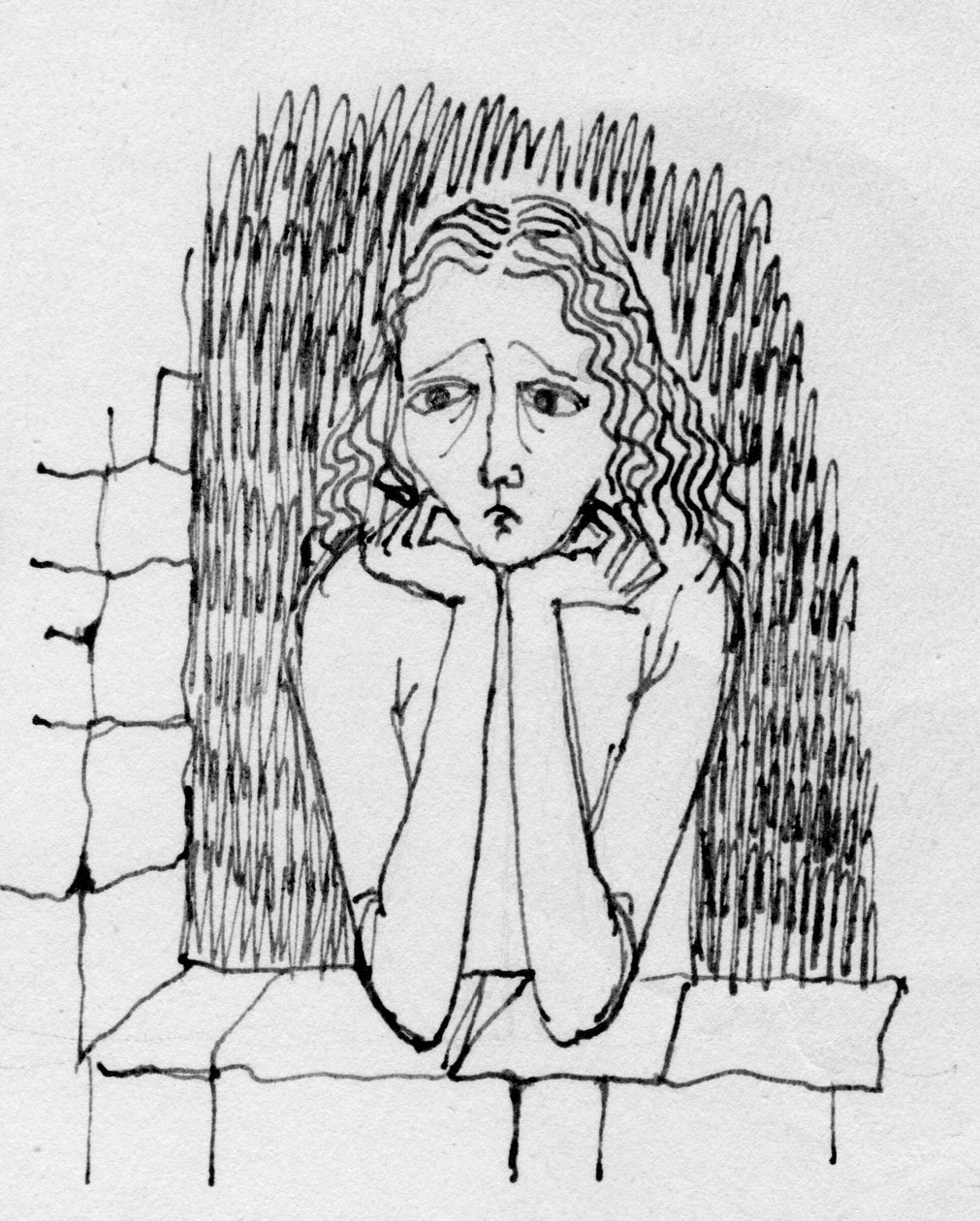 Mujer preocupada, c1950 de Shirley Markham