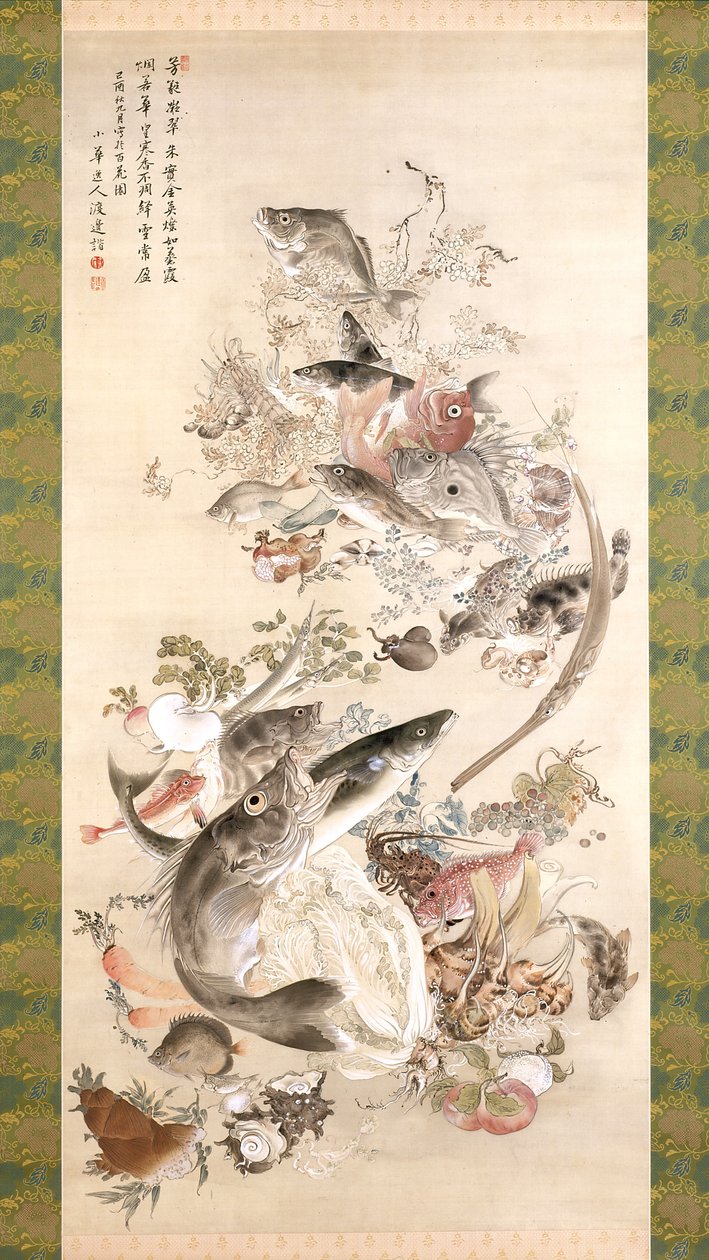 Pescados, crustáceos y verduras de Shoka Watanabe