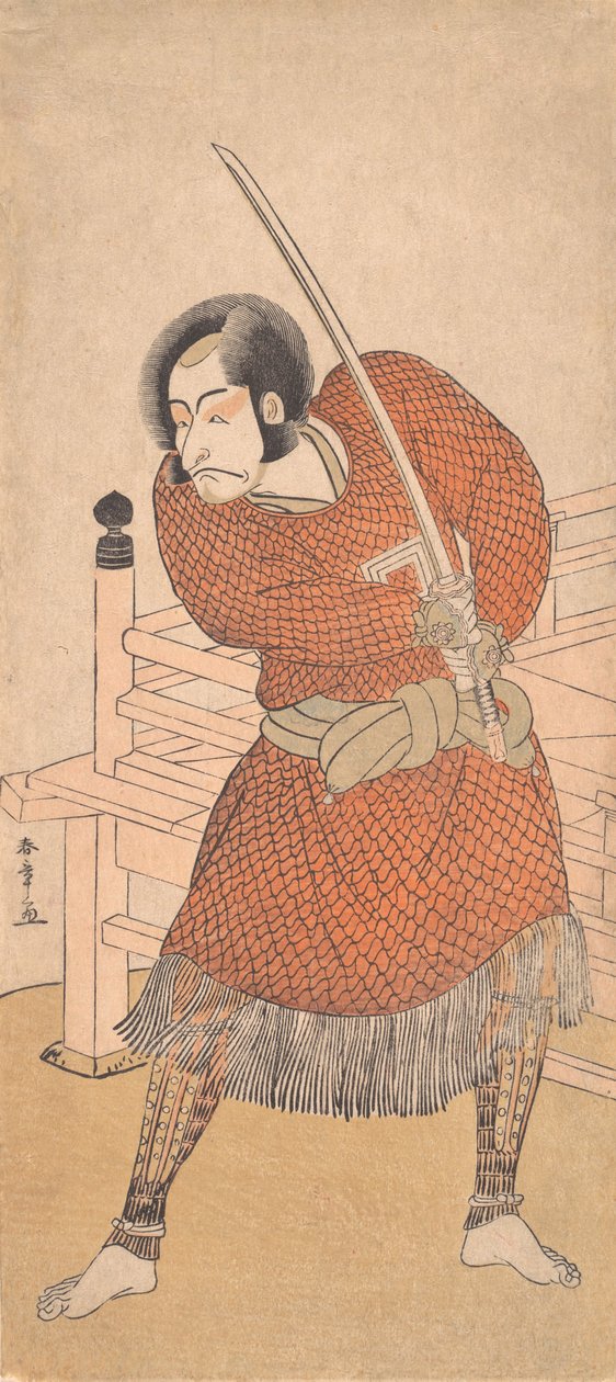 Danjuro V, con cota de malla, 1786 de Shunsho