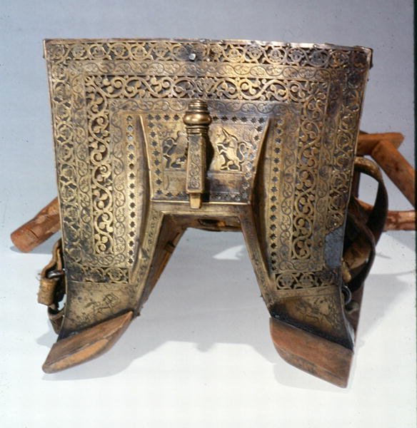 Silla de montar Yakut (plata con madera) de Siberian School