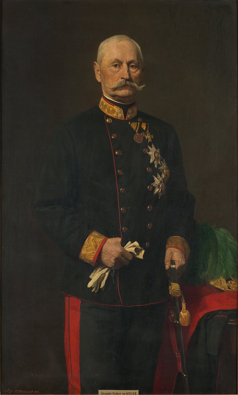 General de caballería Alexander Freiherr von Koller de Sigmund L