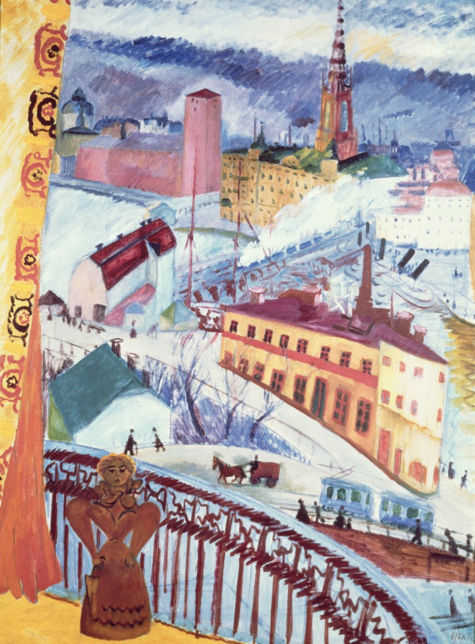 Vista de Slussen de Sigrid Hjerten