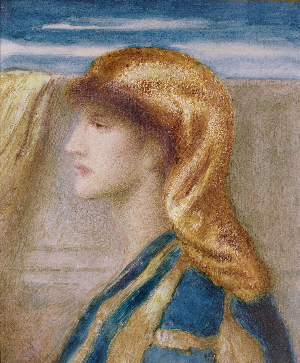 El tocado dorado de Simeon Solomon