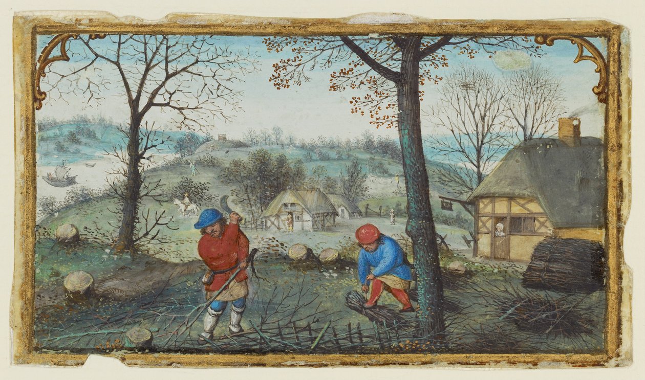 Recogiendo ramitas de Simon Bening