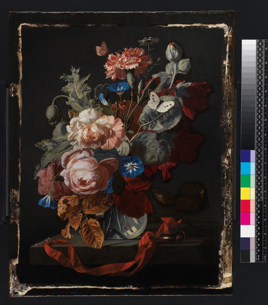 Jarrón de flores, 1669 de Simon Peeterz Verelst