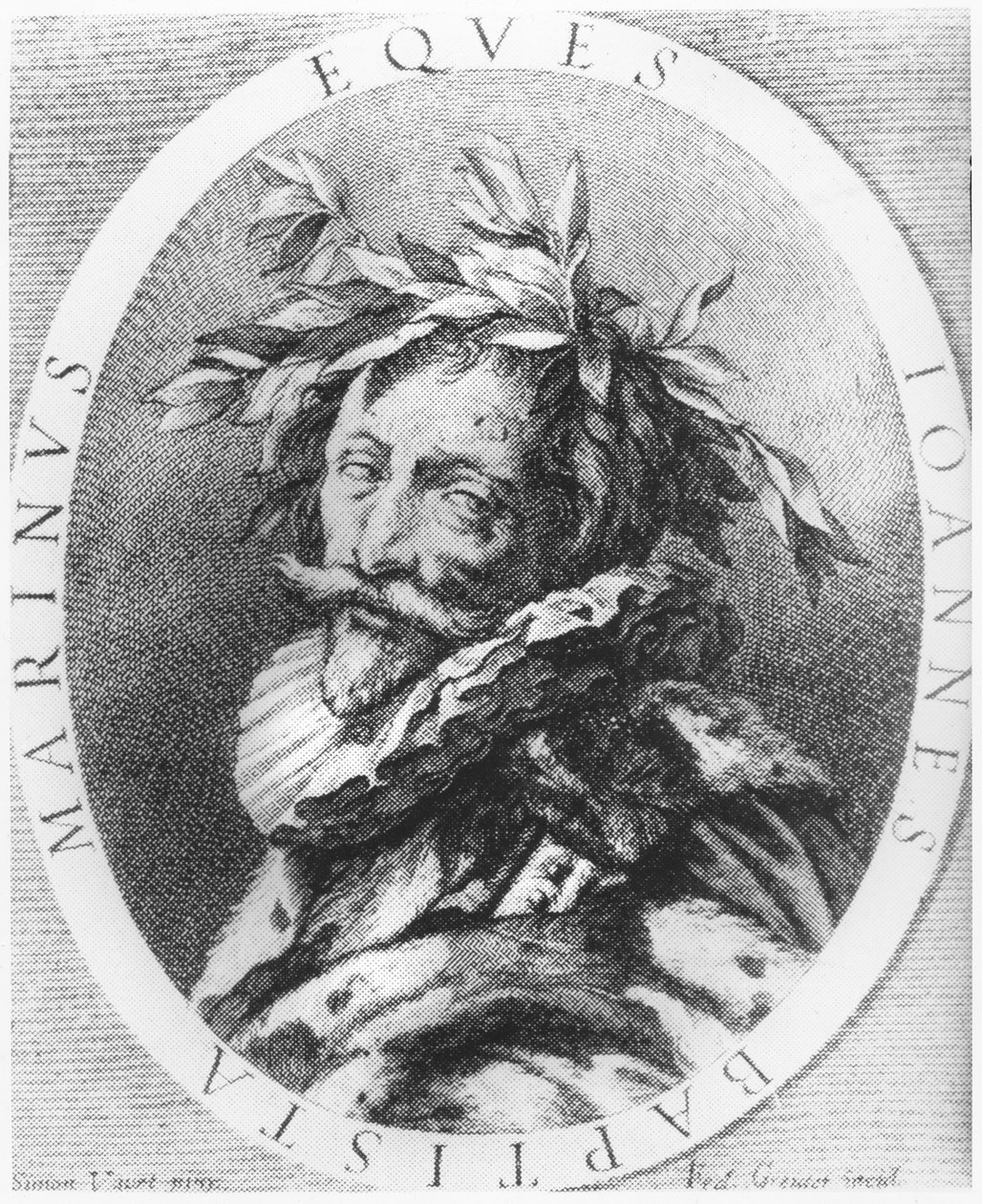 Giambattista Marino de Simon Vouet
