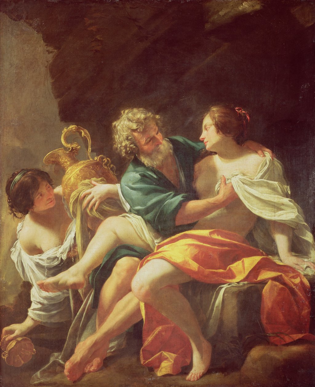 Lot y sus hijas, c.1630 de Simon Vouet