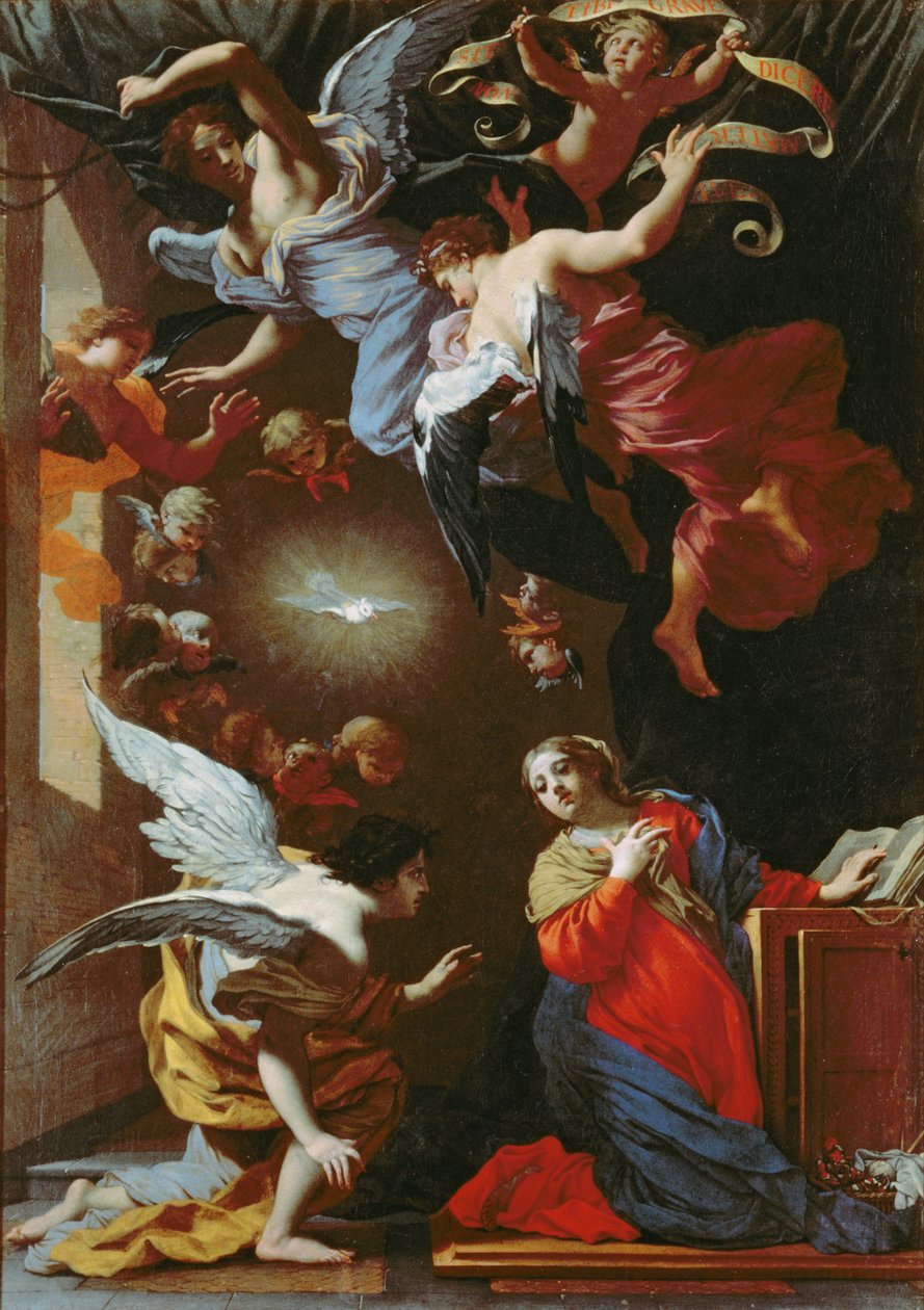 La Anunciación, c.1650-60 de Simon Vouet