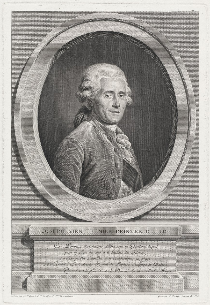 Joseph Vien de Simon Charles Miger after Adélaïde Labille Guiard
